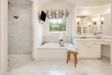 Beautiful marble primary suite!