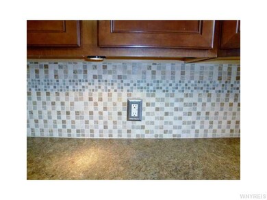 Kitchen. Detailed view of the Kitchen backsplash f