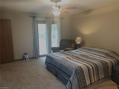 Master BR with French doors to deck