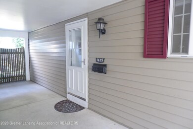 Covered front door