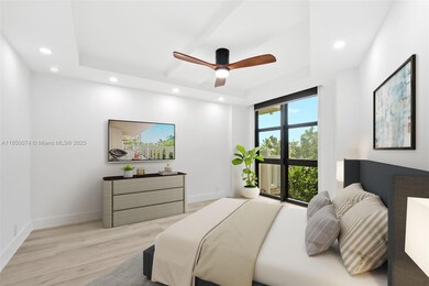 Private bedroom area that offers garden view, blackouts, and impact windows.