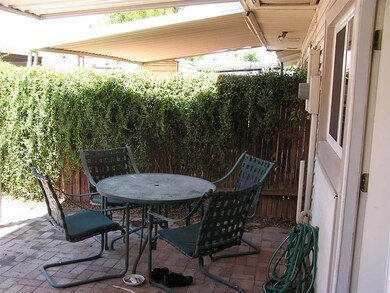 Covered back patio