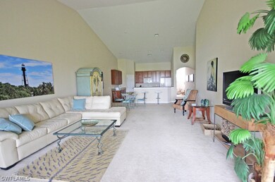 High ceilings offer an open, spacious feeling