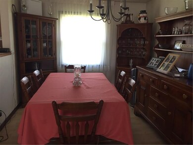 Dining Room  large enough for corner cupboards and