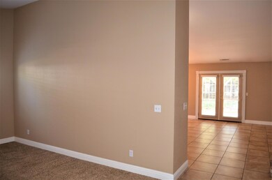 Living room to kitchen/family room