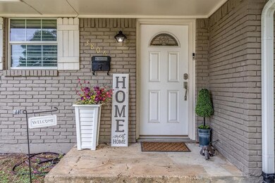 Charming front porch.