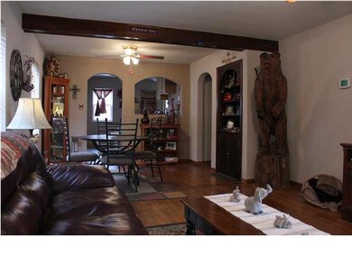 The hardwood floors are easy to keep clean.