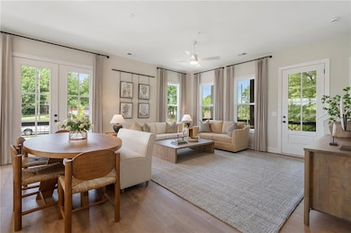 Photos are of a model home.