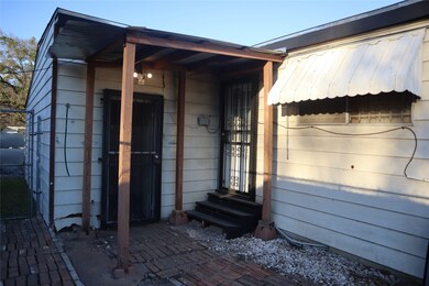 Seller removing both burglary bar doors.