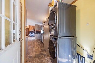 Laundry off kitchen and mudroom
