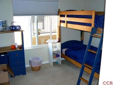 One of two bedrooms on upper level.