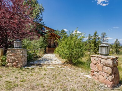 Stone Pillars lead to the Main Entrance