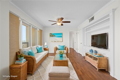 Virtual staged living area