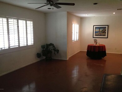 Living Room and Dining Room with Shutter