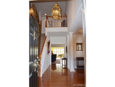 Graceful vaulted foyer makes for a stunning first 
