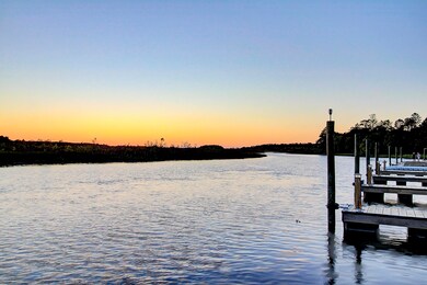 sunset water