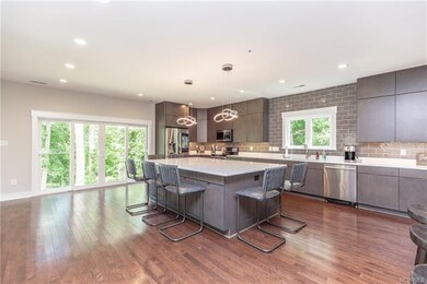 Main part of the home is anchored by the kitchen a