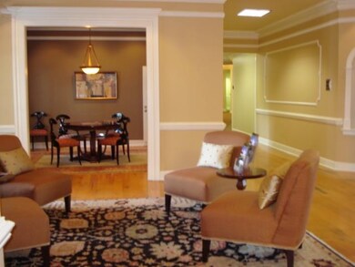 Sitting area in the lobby.