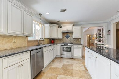 New dishwasher, stainless range and storage galore