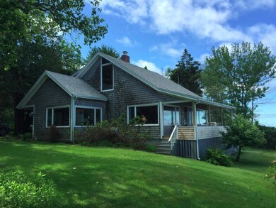 View of the cottage from the north...