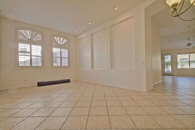Huge Arched Door to Kitchen/Family Room