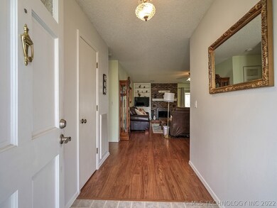 Laminate wood floors in great condition.