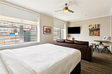 Bedroom open to living space