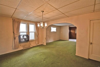 View of dining and living room