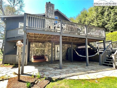 Patio area under the upper deck is a great hangout
