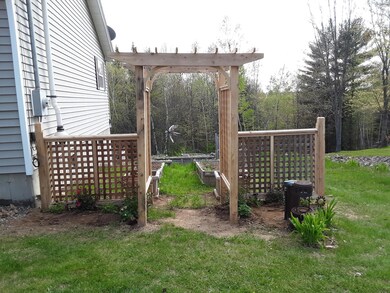 Arbor and planter boxes