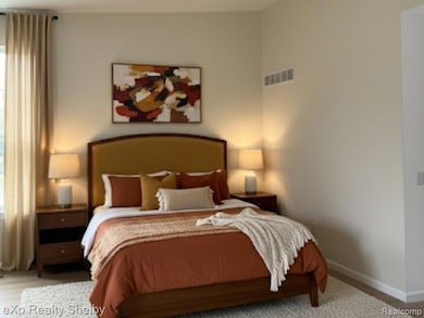 Modell view of bedroom 3