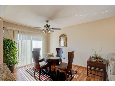 Light filled dining area with access to large deck