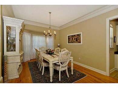Dining Room. Dining Room Features Crown Molding an