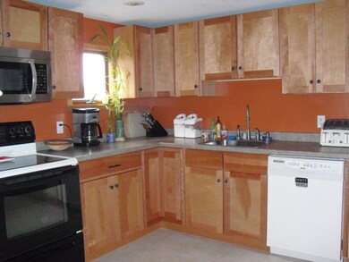 Kitchen toward sink