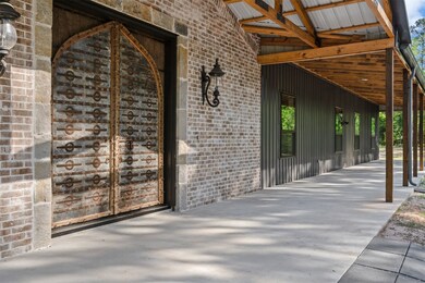 Covered patio runs the entire length of the home in the front and back