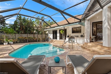 View of pool featuring a lanai and a patio
