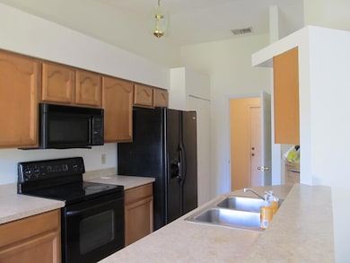 Kitchen with Black Appliances