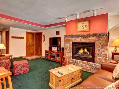 Living Room. Gas fire place with leather sleeper s