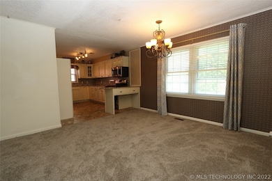 Dining view to kitchen.