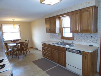 Rich Oak Cabinetry, Ceramic Backsplash ... And Lar