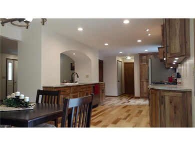 Custom Amish made Hickory cabinets