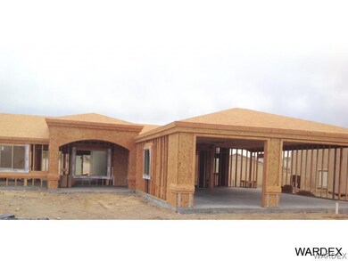 Large arched front Patio