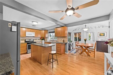 Large Kitchen and dining room off the Living Room.