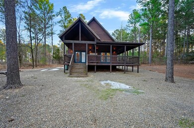 View of log cabin