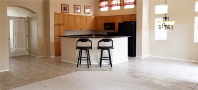 Spacious and open great room with vaulted ceilings