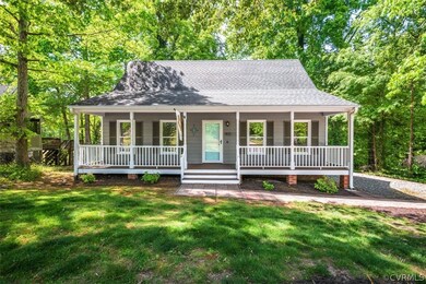 View of front of property with a porch and a front