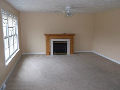 Living Room. gas fireplace in living room