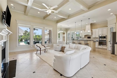 Pool and Patio Views are the First Thing You See When Entering the Front Door