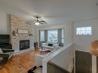 Soaring vaulted ceilings