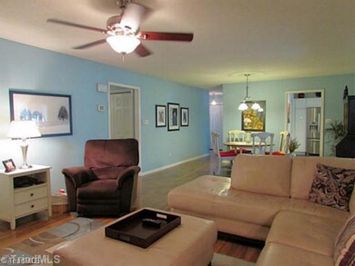 Living Room. Inside, the combined living & dining space accommodates even over-sized furniture without feeling cramped.